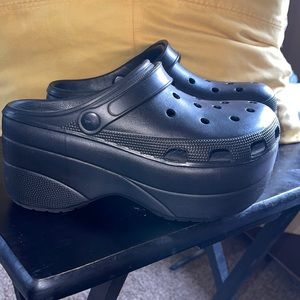 Faux Croc Platform